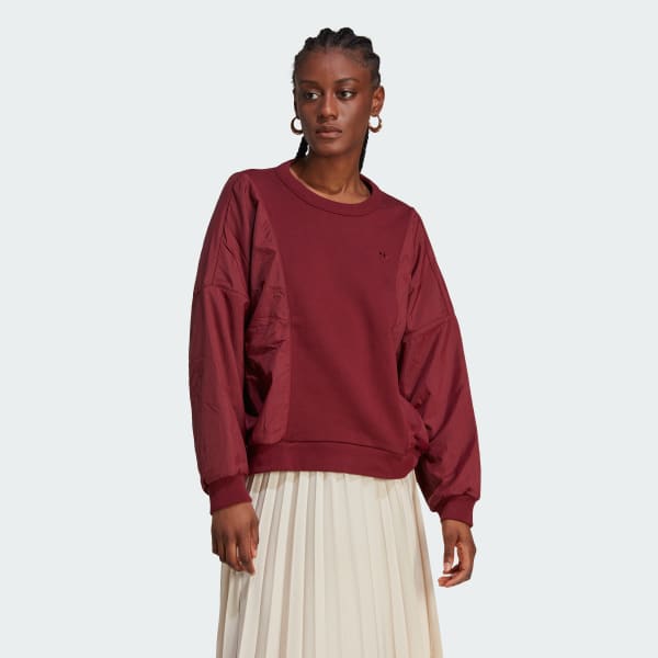 Adidas essential boyfriend 2025 fit crew sweate
