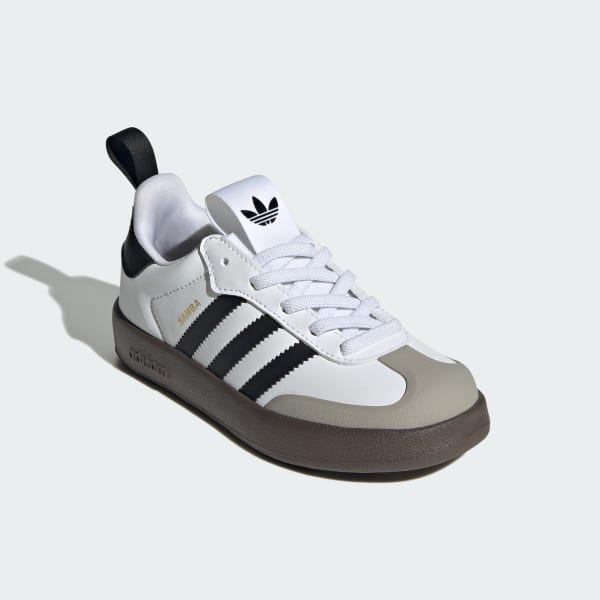 White Adifom Samba 360 Shoes Kids