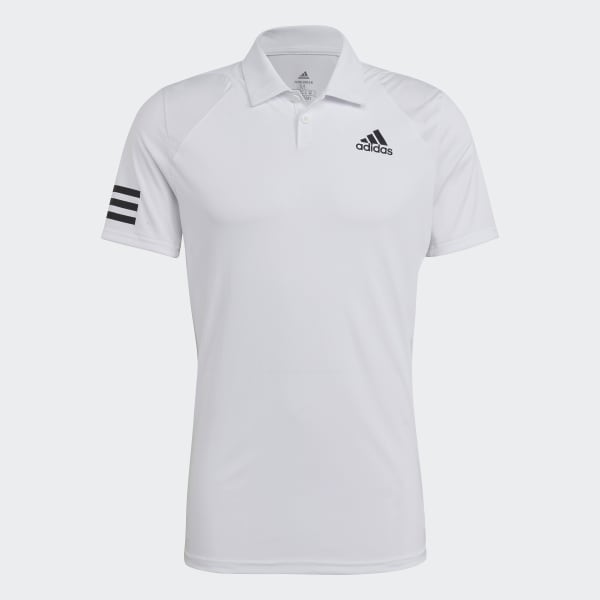 Weiss Tennis Club 3-Streifen Poloshirt 22589