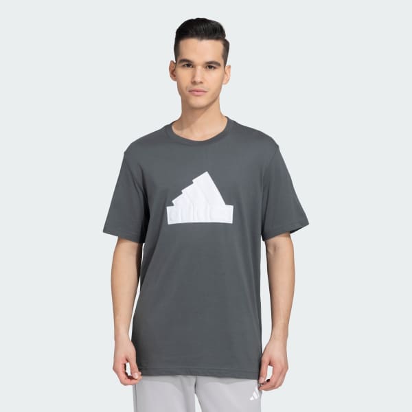 Grey FUTURE ICONS BADGE OF SPORT TEE