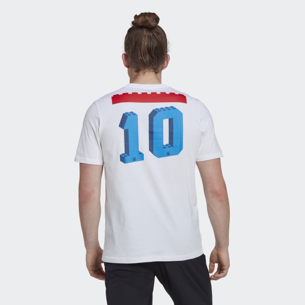 Blanco Camiseta adidas x LEGO® Fútbol Estampada ZF135