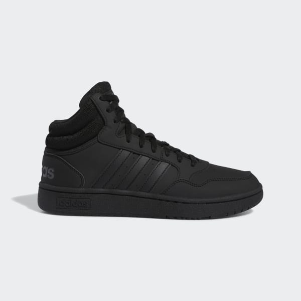 Black Hoops 3 Mid Lifestyle Basketball Mid Classic Shoes