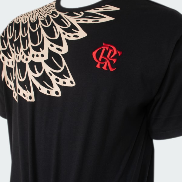 Preto Camiseta Flamengo x Farm Rio Unissex