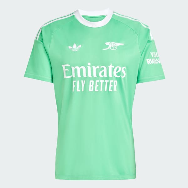adidas Arsenal 25/26 Third Goalkeeper Jersey - Green | Free