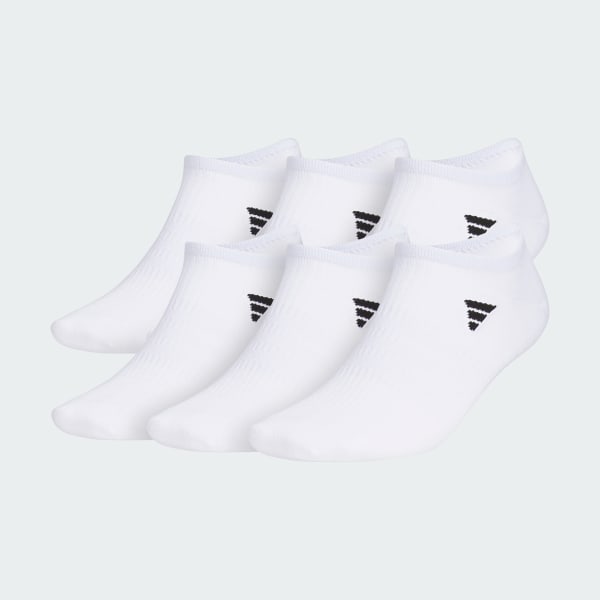 White Superlite 3.0 6-Pack No-Show Socks