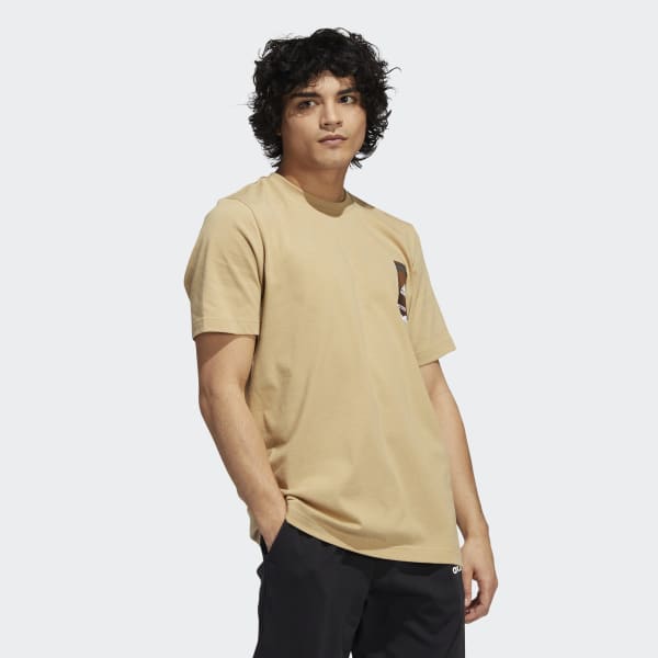Bezowy BOOST You Up Graphic Tee ZP993