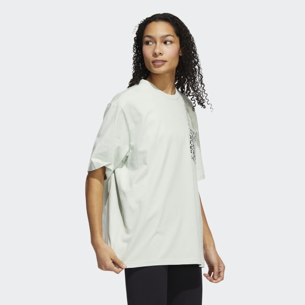 adidas Hybrid Animal Graphic Pocket Tee - Green | adidas Singapore