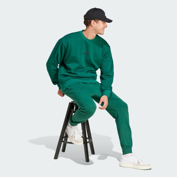 Verde Pantaloni Essentials Feel Comfort French Terry