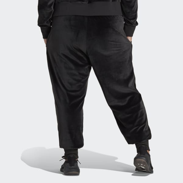 Zwart Holidayz Cozy Velour Joggingbroek (Grote Maat) VS801