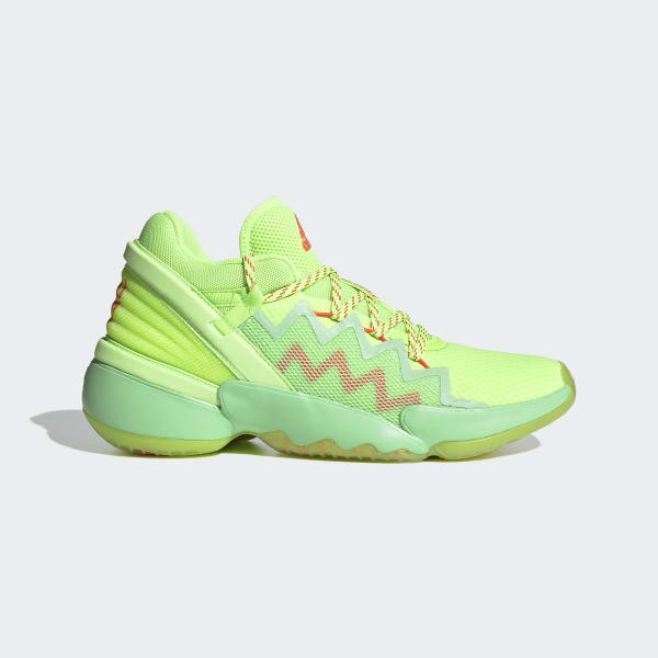 adidas bright green shoes