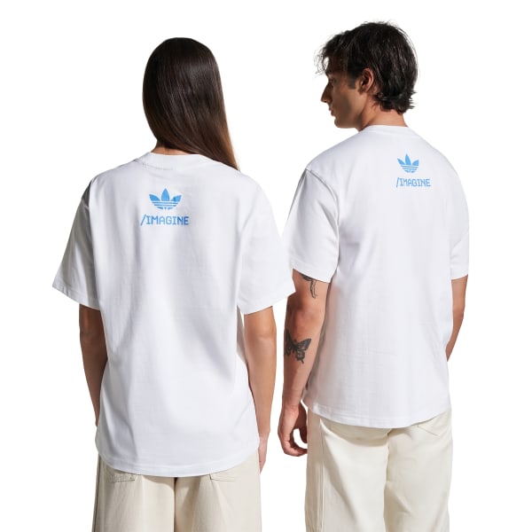 White Emre Yusufi T-shirt White & Silver