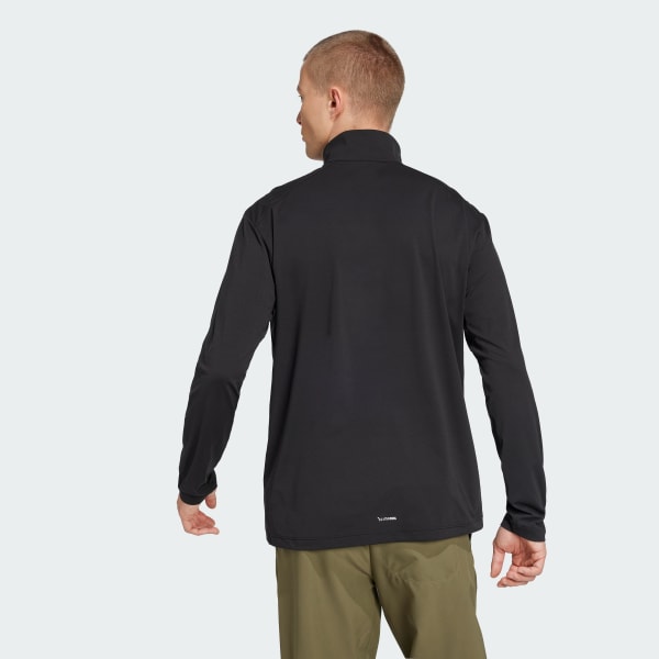 Μαύρο Terrex Multi Climacool 1/2 Zip Long Sleeve Tee