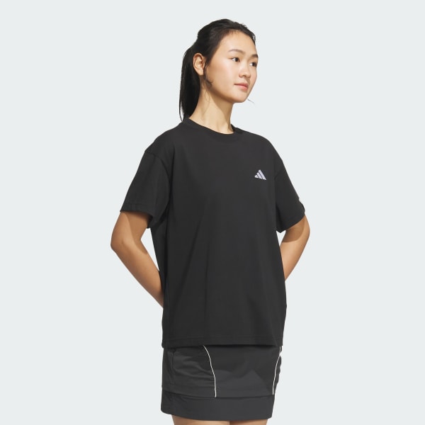 ブラック エッセンシャルズ プラス スモールロゴ 半袖Tシャツ