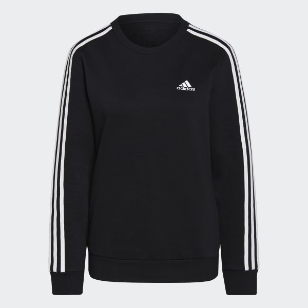 Essentials 3-Stripes Fleece Sweatshirt