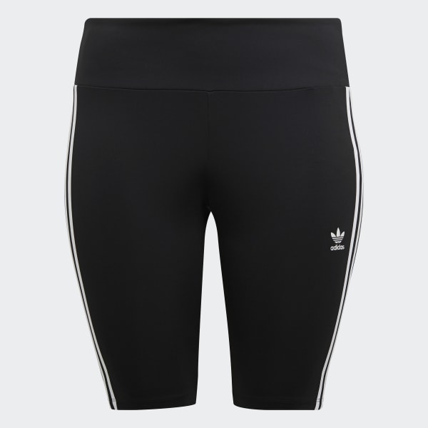 Zwart Adicolor Classics High-Waisted Primeblue Korte Legging (Grote Maat) 27159
