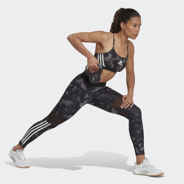 Grey Hyperglam Printed 7/8 Tights UB551