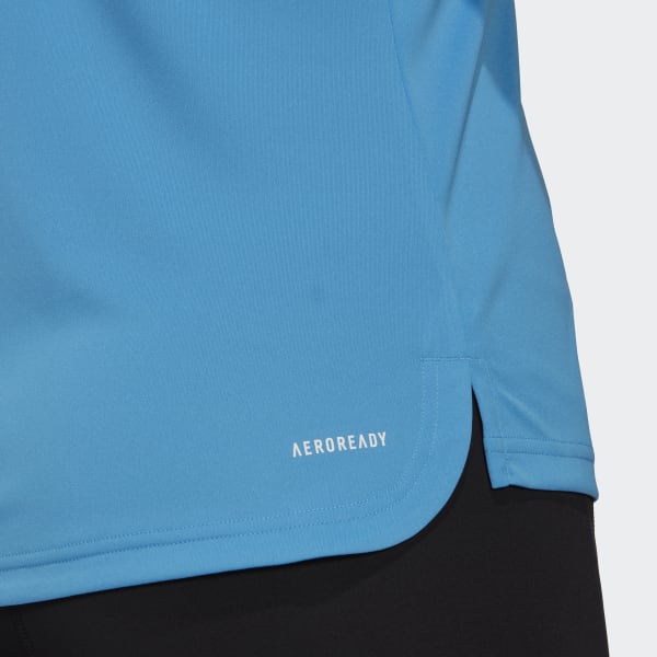 Blau Primeblue Designed 2 Move 3-Streifen Sport Tanktop 28836