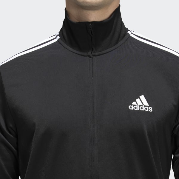 Black 3 STRIPES TRICOT TAPING TRACKSUIT ELC19