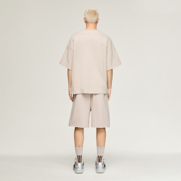 Καφέ Σορτς adidas x entire studios Uniform Heavy Drop