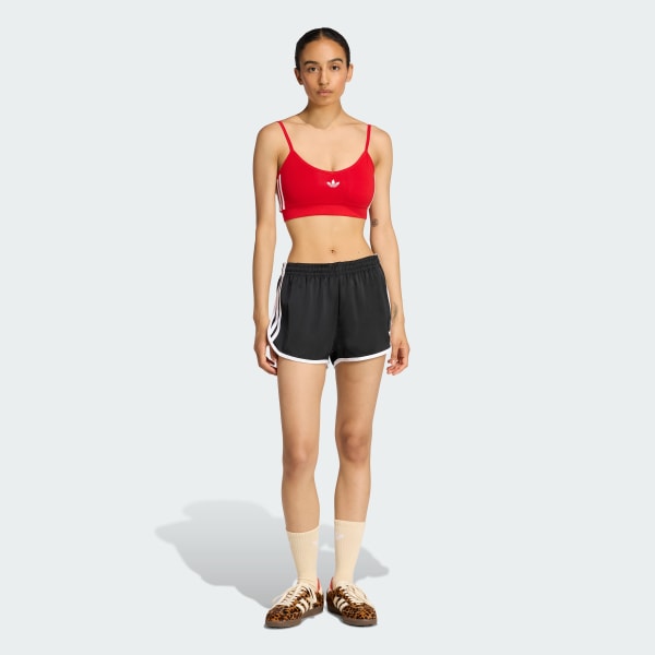 cierna ŠORTKY 3 STRIPES SPRINTER SHORTS