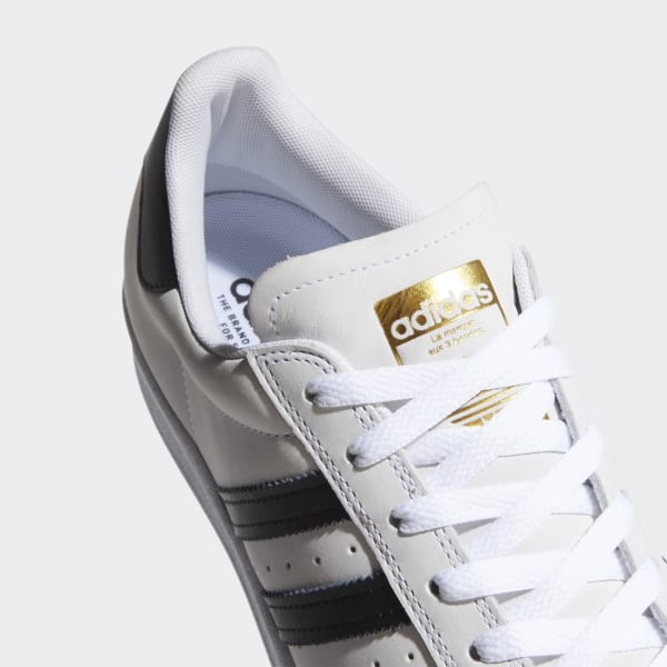 Adidas superstar white 2024 gold