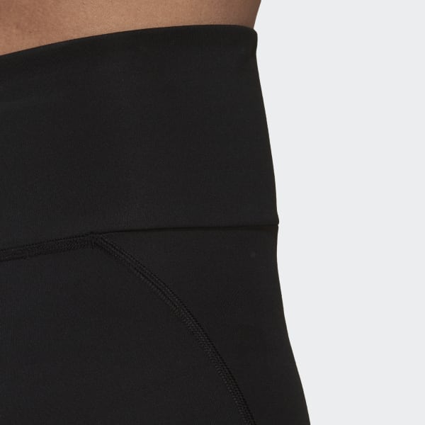 adidas Yoga Essentials High-Waisted Short Leggings - Black