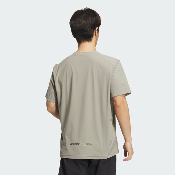 Verde Camiseta de Manga Corta National Geographic