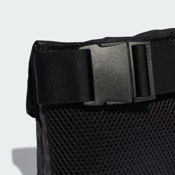adidas Trefoil Monogram Jacquard Mini Backpack - Black, Women's Lifestyle