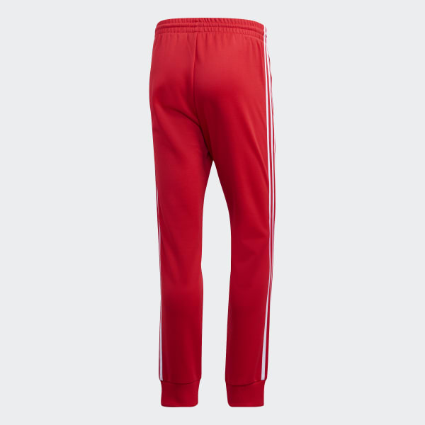 track pants adidas red