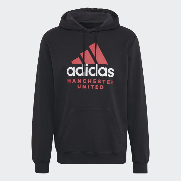Czerń Manchester United DNA Graphic Hoodie