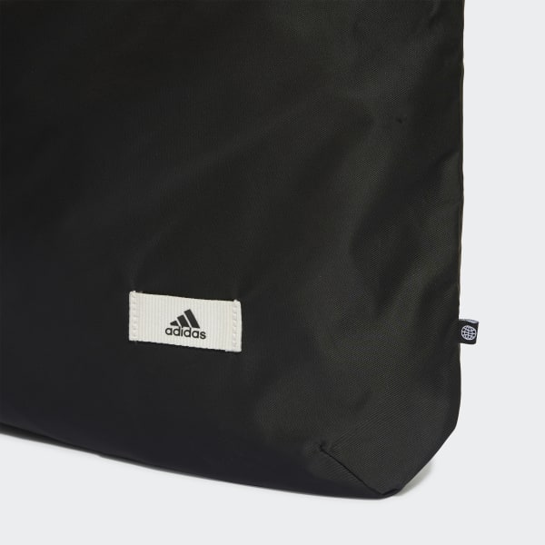 Black Classic Cinched Shopper Shoulder Bag