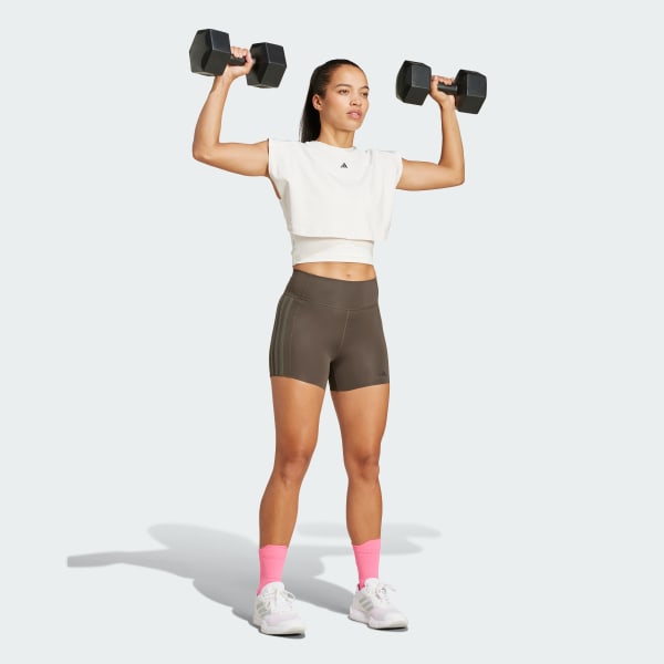 trang Áo Tank Top Vải Thun Da Cá Vuông Vức 3 Sọc PrimeLift