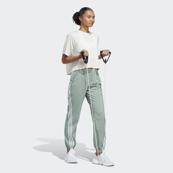 Green TRAINICONS 3-Stripes Woven Pants