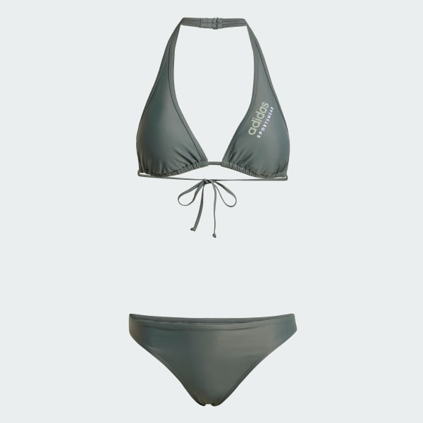 Grau Neckholder Bikini