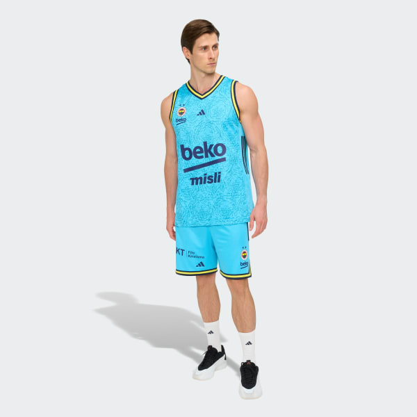 Blue Fenerbahçe Basketball Turquoise Men Third Jersey
