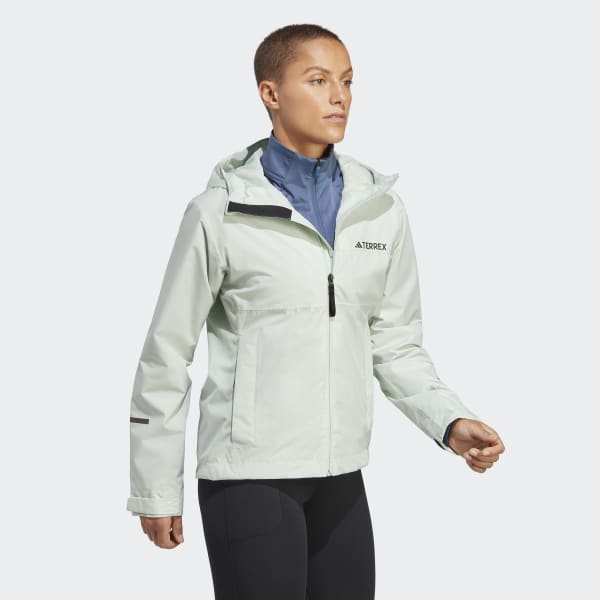 zelená Bunda Terrex Multi RAIN.RDY 2-Layer Rain 2