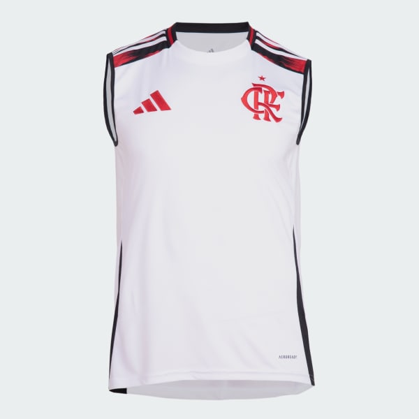 Branco Camisa II Sem Mangas CR Flamengo 25