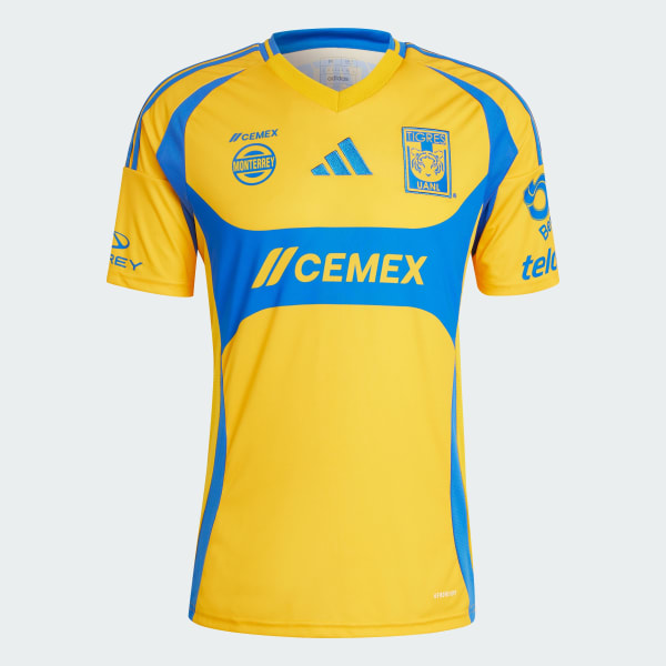 adidas Tigres UANL 24/25 Home Jersey - Yellow | Free