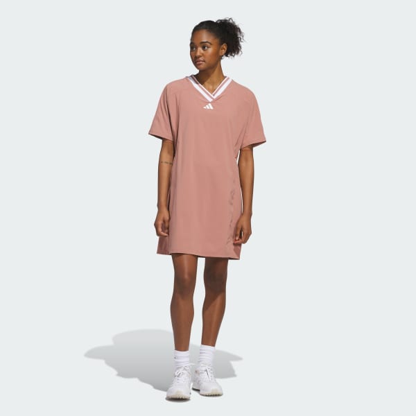 Pink Beyond V-neck Adjustable Dress
