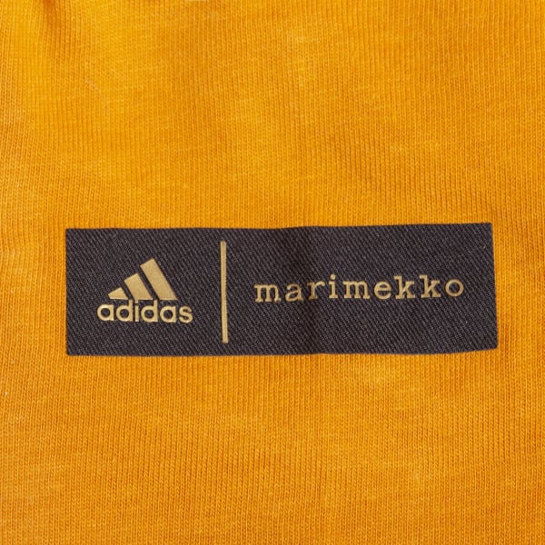 Naranja Camiseta Marimekko Estampada
