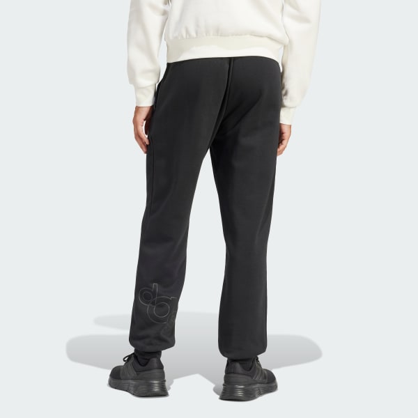 adidas Men's Graphic Print Fleece Pants - Black | adidas Canada
