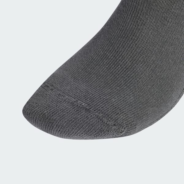 Bege Pack de Meias de Cano Médio Almofadadas Linear — 6 Pares