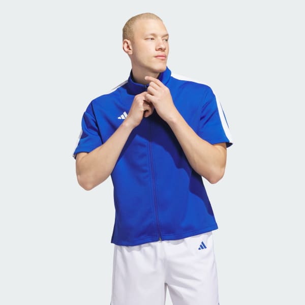 Blue BBALL GAME DRIP SHOOTER jacket