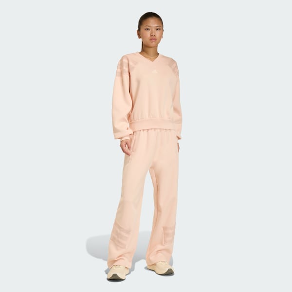 Pink FUTURE ICONS THREE STRIPES SWEATSHIRT