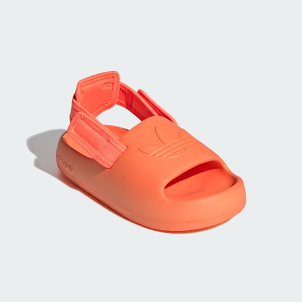 Rojo Sandalias Adilette Adiform Kids