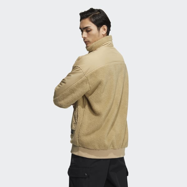 Beige PRSVE BOS 쉐르파 재킷