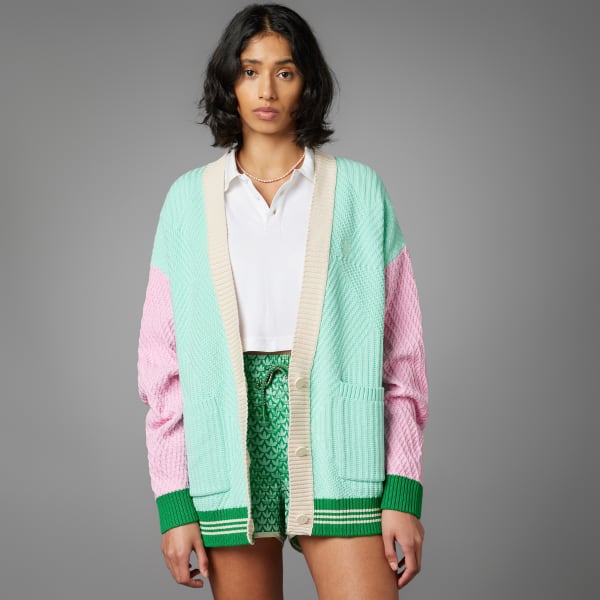Green Adicolor 70s Knitted Cardigan