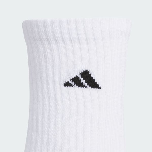 blanc YTH ATH CUSHIONED 6-PACK CREW