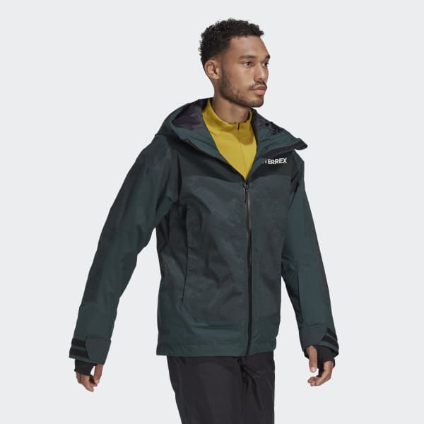 Zielony Terrex 2-Layer Insulated Snow Graphic Jacket MLT14