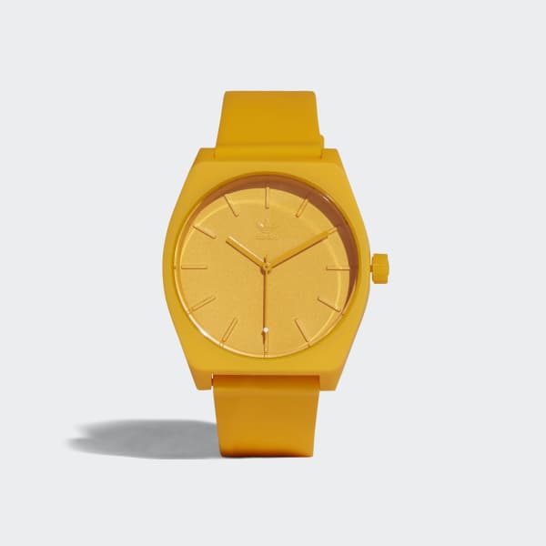 yellow adidas watch
